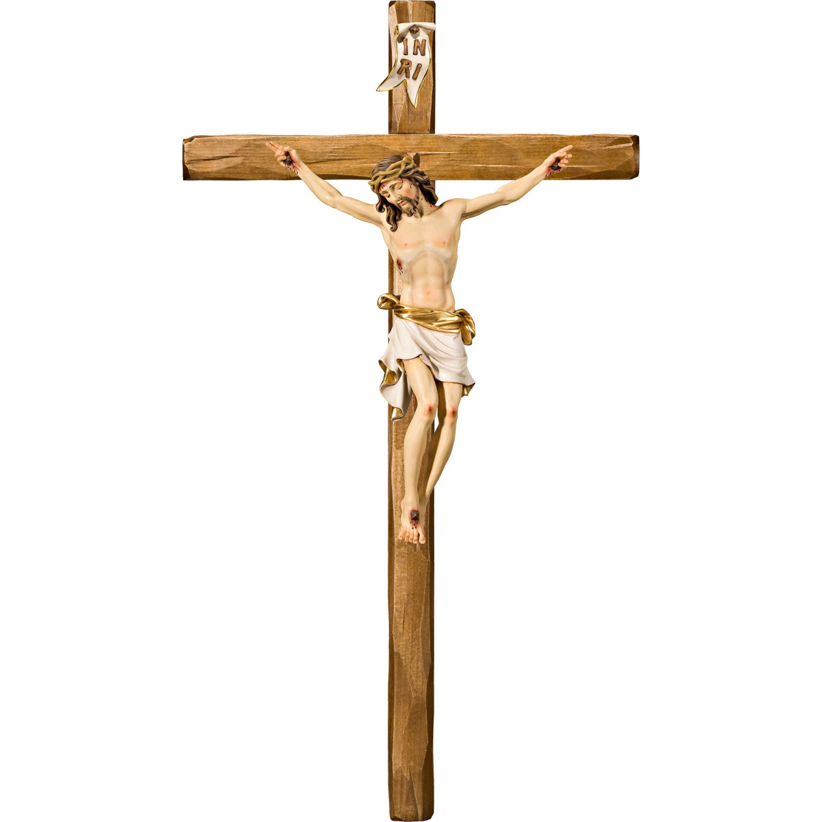 Cristo Pisa en cruz recta